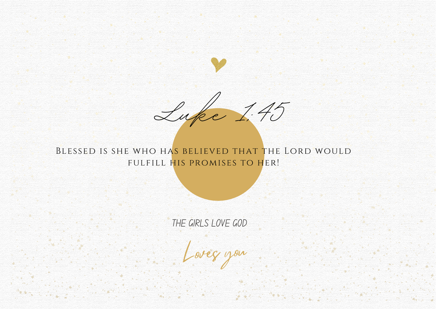 Luke 1:45 Necklace