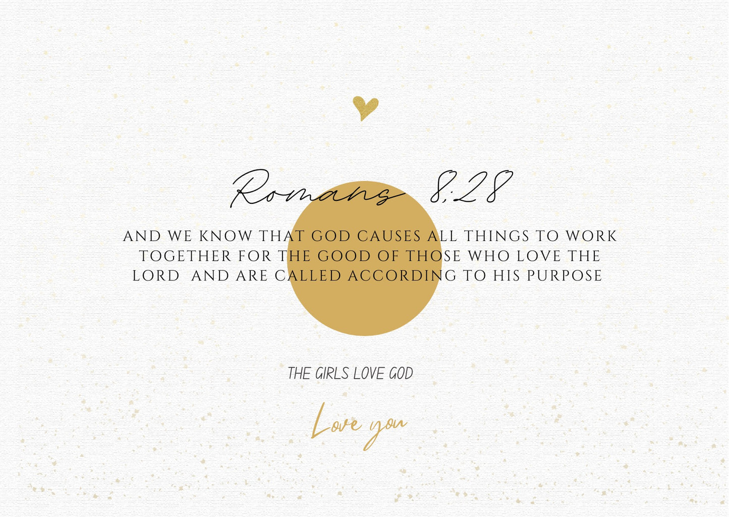Romans 8:28 Necklace