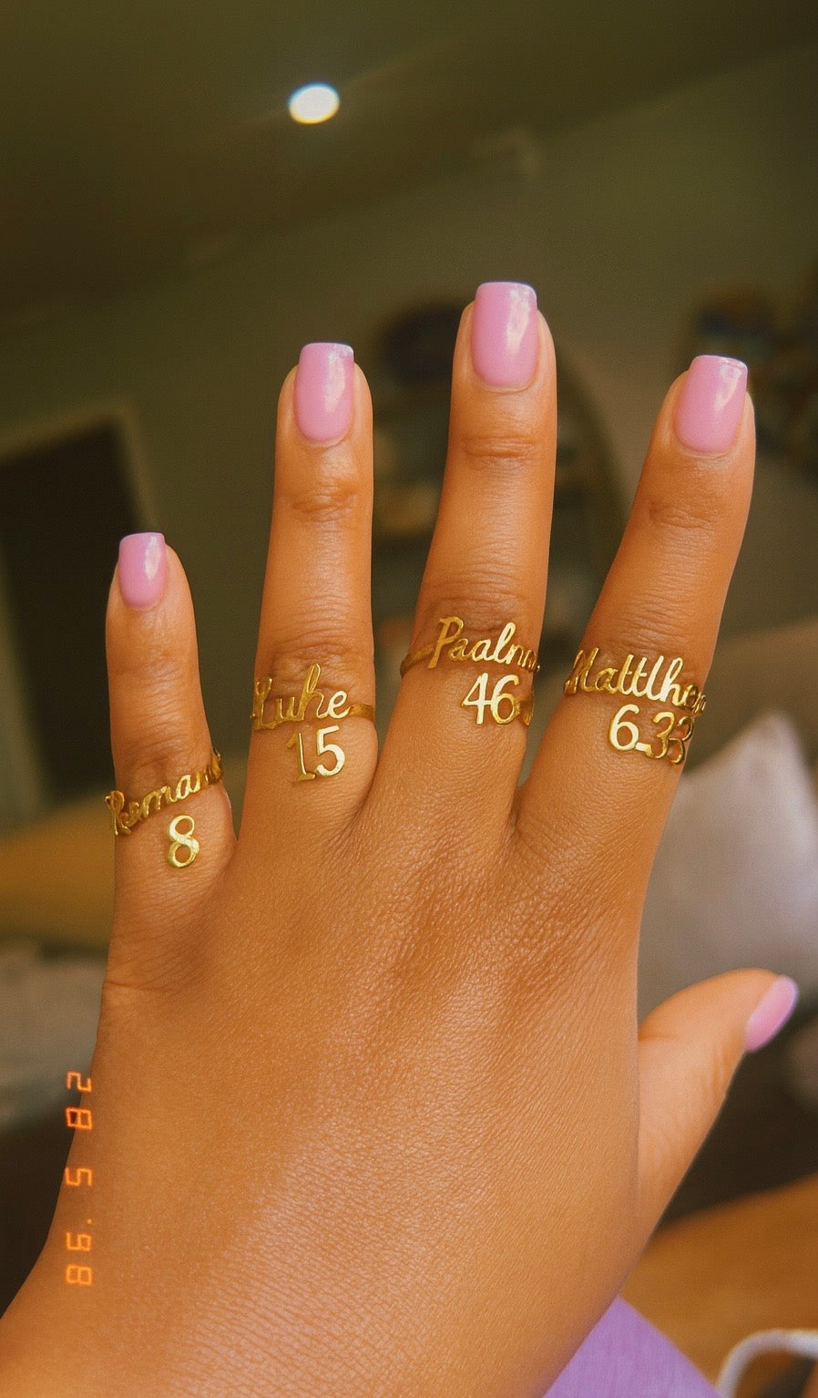 God is within her Ring