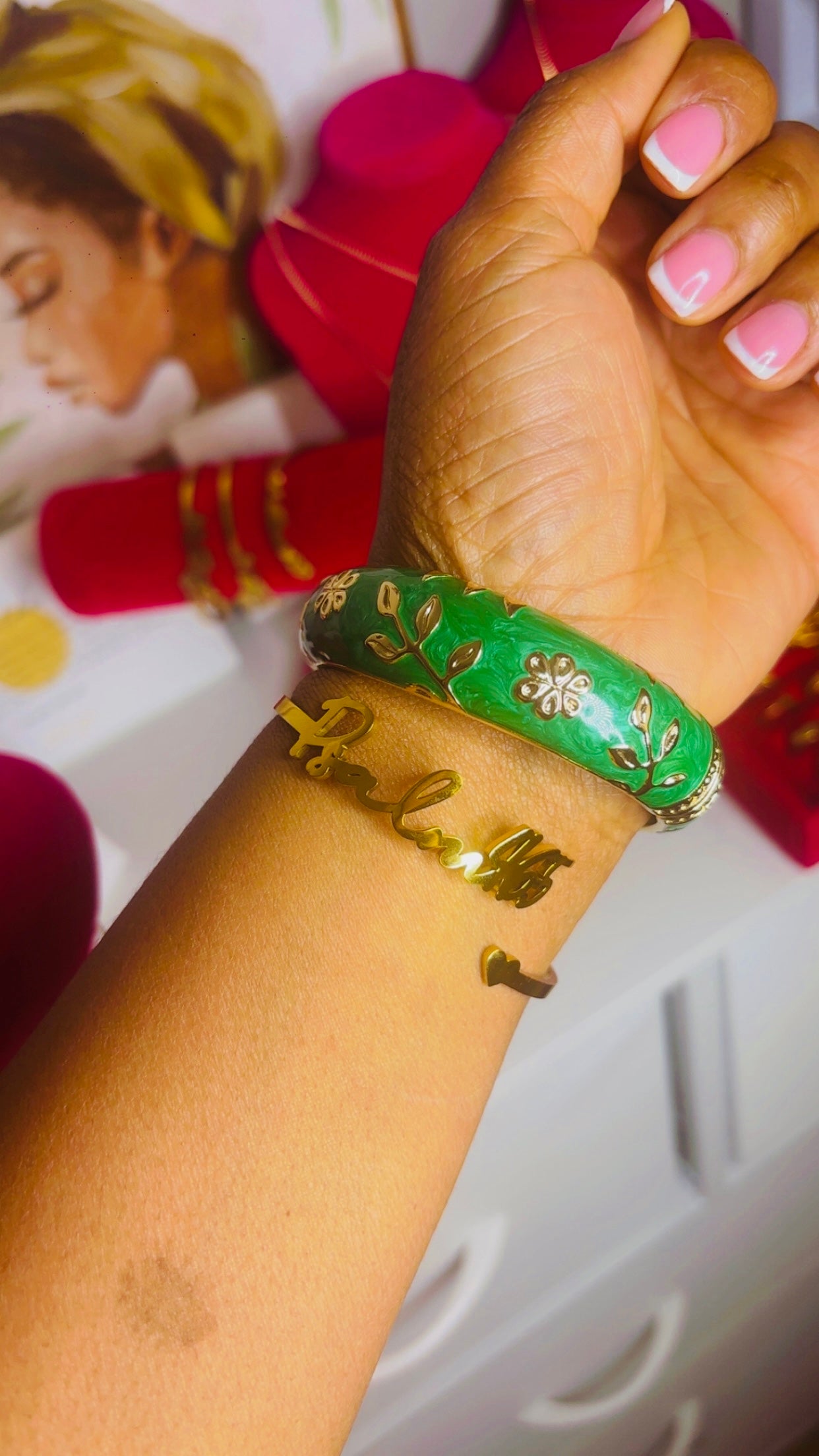 Psalm 46:5 Large Print Bangle