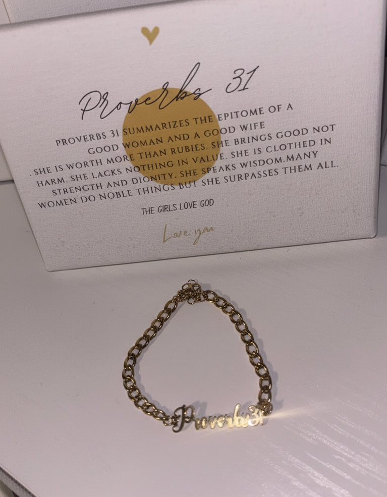Proverbs 31 Bracelet