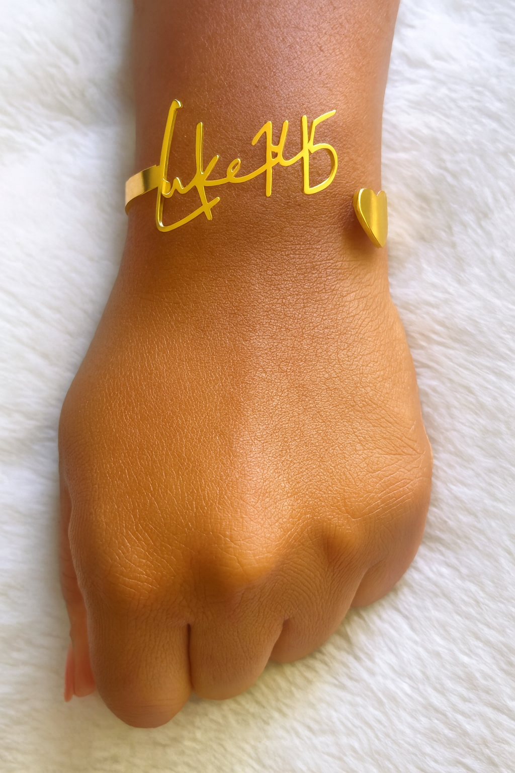 Luke 1:45 Large Print Bangle