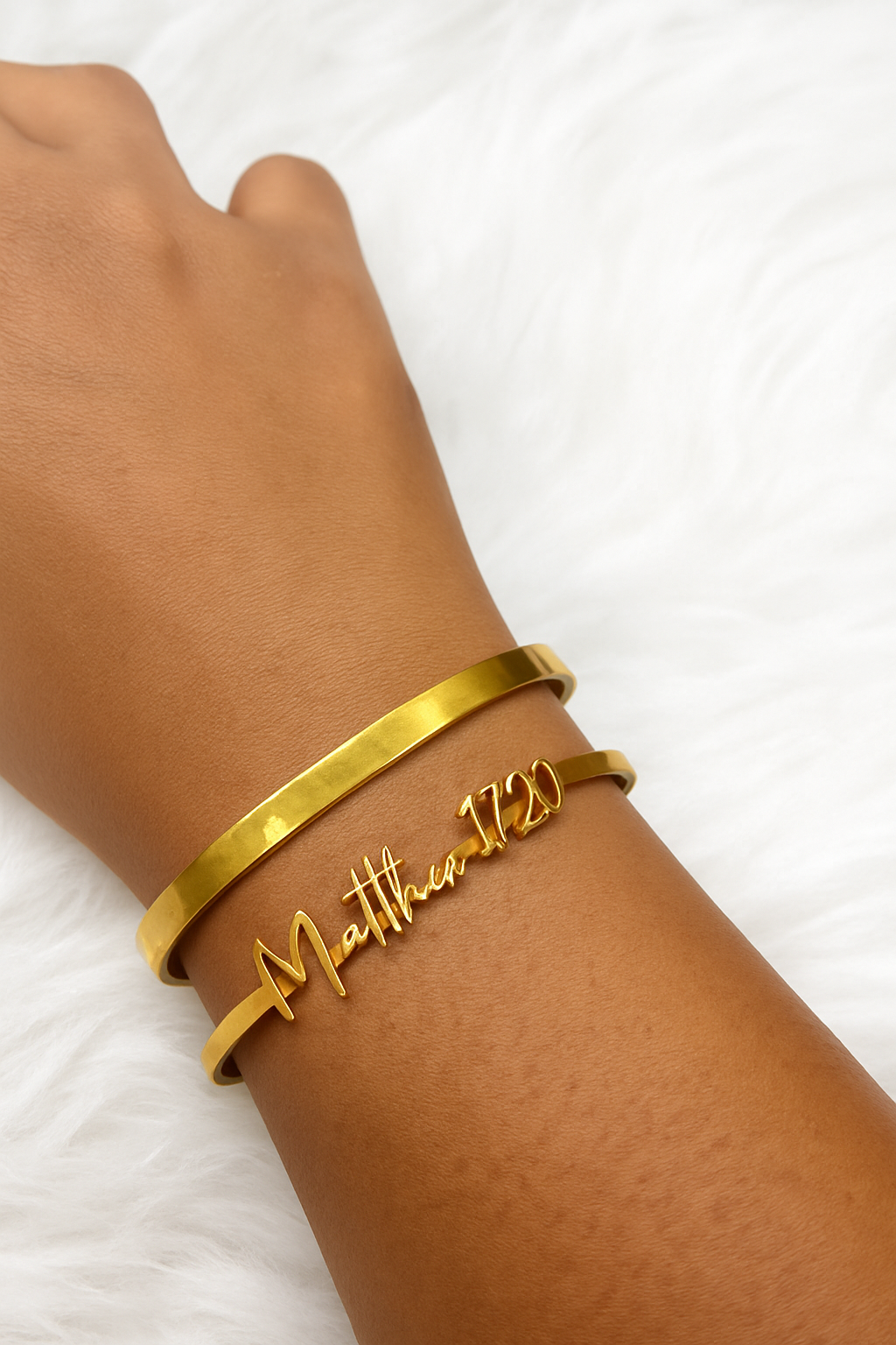 Matthew 17:20 Medium Print Bangle