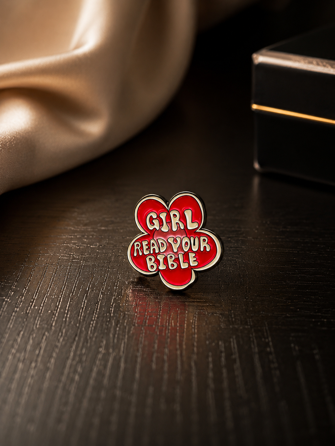 Girl Read Your Bible Pin