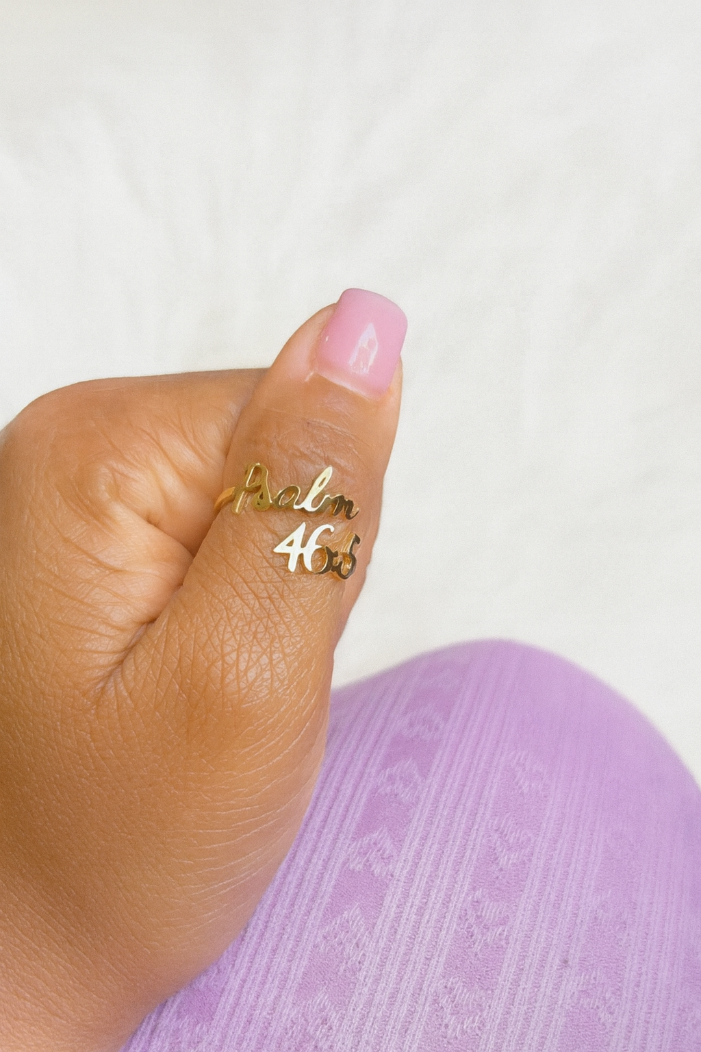 God is within her Ring