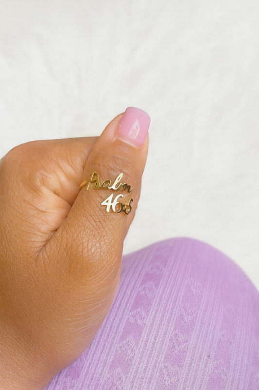 God is within her Ring