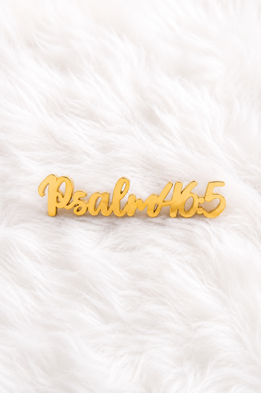 Psalm 46:5 Bag Charm
